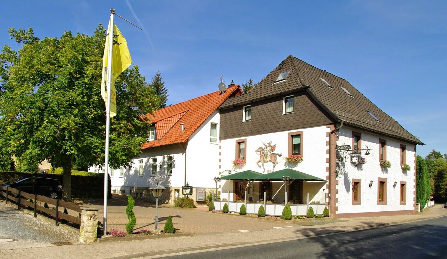 Land-Gut-Hotel Raeuber Lippoldskrug Алфелд Екстериор снимка